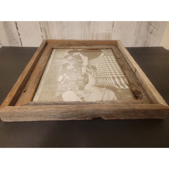 Little Rascals Print with Barn Wood Frame - 16.75" x 14" - Picture 6 of 9